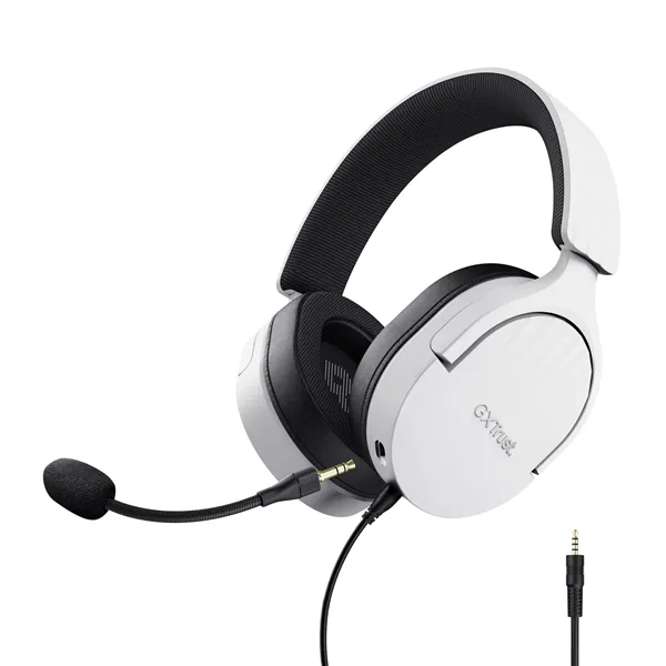 Auriculares Gaming con Micrófono Trust Gaming GXT 489 Fayzo/ Jack 3.5/ Blancos