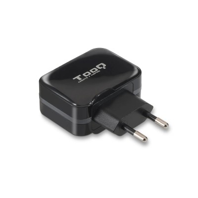 Cargador de Pared TooQ TQWC-1S02/ 2xUSB/ 17W