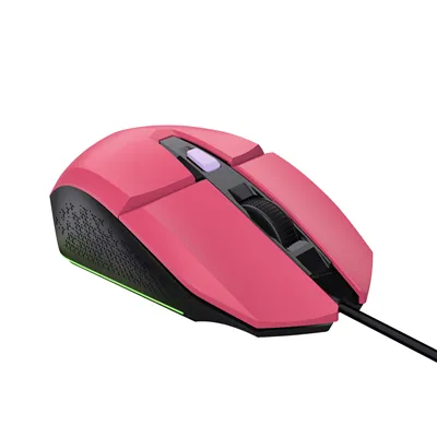 Ratón Gaming Trust Gaming GXT 109 Felox/ Hasta 6400 DPI/ Rosa