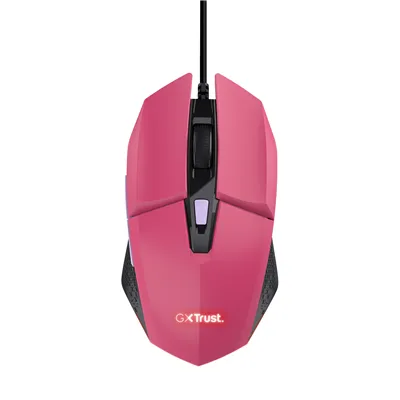 Ratón Gaming Trust Gaming GXT 109 Felox/ Hasta 6400 DPI/ Rosa