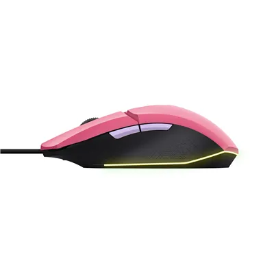 Ratón Gaming Trust Gaming GXT 109 Felox/ Hasta 6400 DPI/ Rosa