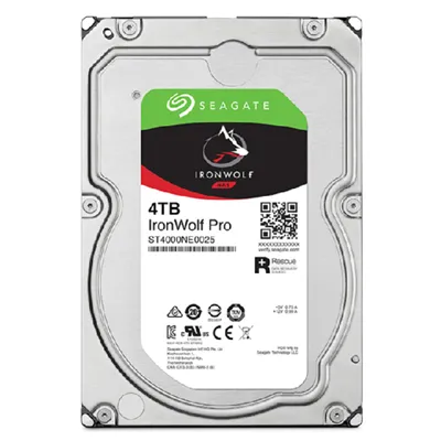 Seagate IronWolf Pro ST4000NT001 disco duro interno 4 TB 7200