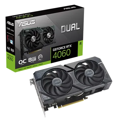 ASUS Dual GeForce RTX 4060 V2 OC Edition 8GB GDDR6 DLSS3