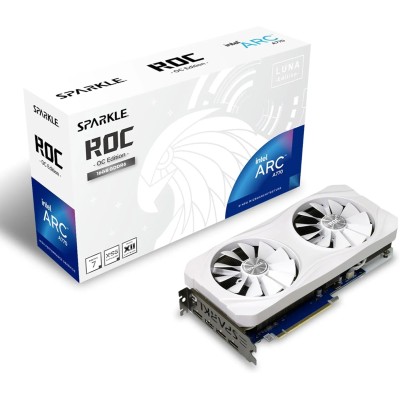 Sparkle ROC Luna OC Edition White Intel Arc A770 16GB GDDR6