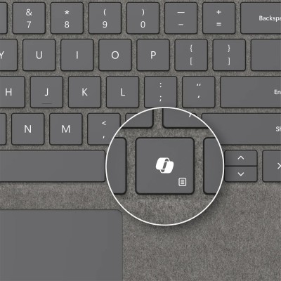 Microsoft Teclado Surface Pro Signature Español Platino con