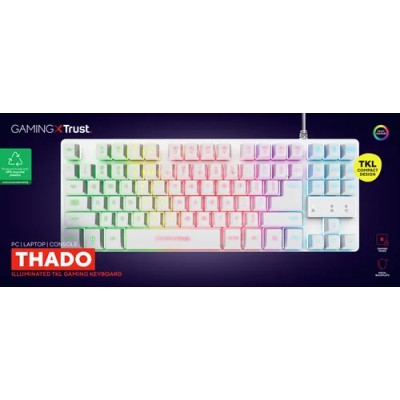 Teclado Gaming Trust Gaming GXT 833W Thado TKL