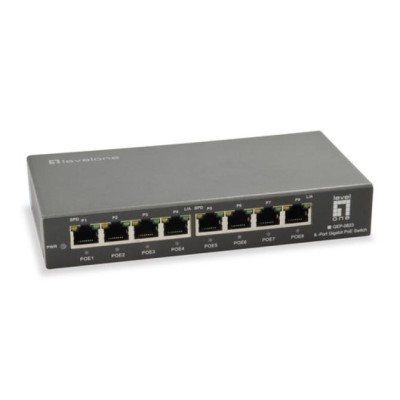 LevelOne GEP-0823 Switch Gigabit Ethernet 8x RJ-45, 120W PoE+