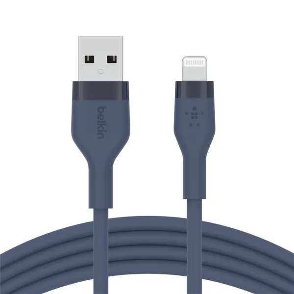 Belkin BoostCharge Flex 1m el cable definitivo para iPhone/iPad Azul, USB a Lightning Apple