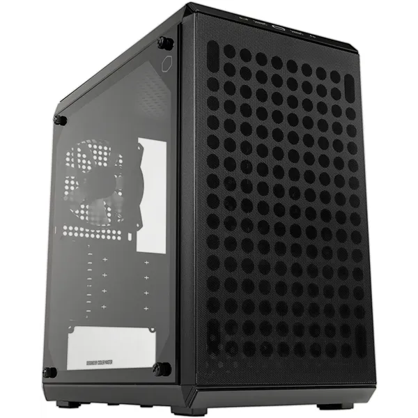 Cooler Master Q300L v2 M-ATX Negra, USB-C/USB 3.0, filtro de polvo y Lateral de cristal