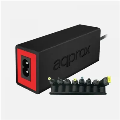 Approx Cargador automático para portátil de 45W, 8 conectores