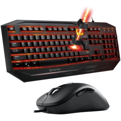 Pack Gaming Hiditec PAC010036/ Teclado Gaming GK200 + Ratón