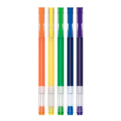 Bolígrafos de Tinta de Gel Xiaomi Mi High-Capacity Gel Pen/ 5