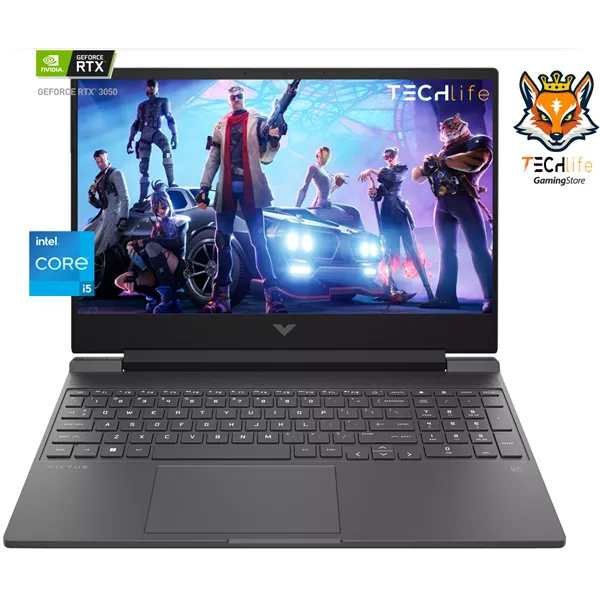 Portátil Gaming HP Victus 15-FA0052NS Intel Core i5-12450H/ 32GB/ 1TB SSD/ GeForce RTX3050/ 15.6'/ Sin Sistema Operativo