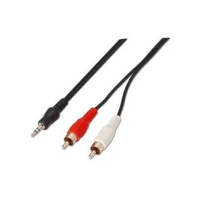 Cable Estéreo Aisens A128-0147/ Jack 3.5 Macho - 2x RCA Macho/
