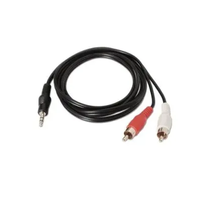 Cable Estéreo Aisens A128-0147/ Jack 3.5 Macho - 2x RCA Macho/