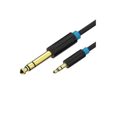 Cable Estéreo Vention BABBI/ Jack 6.5 Macho - Jack 3.5 Macho/