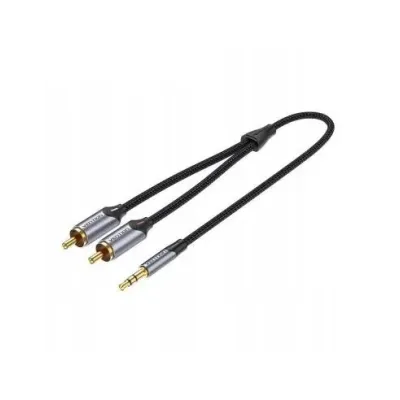 Cable Estéreo Vention BCNBI/ Jack 3.5 Macho - 2x RCA Macho/ 3m/