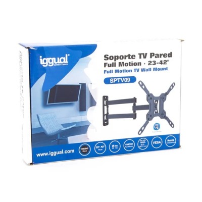 Iggual sptv09 soporte tv 24-55" 35kg pared full