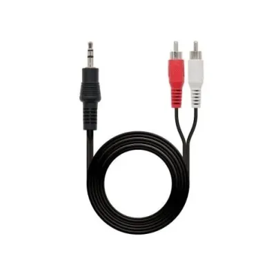 Cable Estéreo Nanocable 10.24.0303/ Jack 3.5 Macho - 2x RCA
