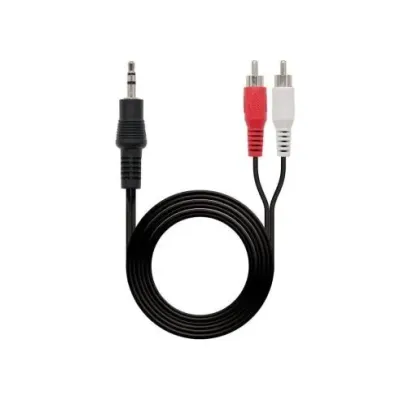 Cable Estéreo Nanocable 10.24.0310/ Jack 3.5 Macho - 2x RCA