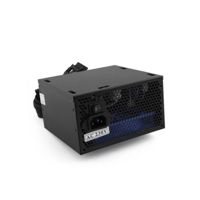 CoolBox PowerLine Black 500W Fuente de alimentación ATX, cables