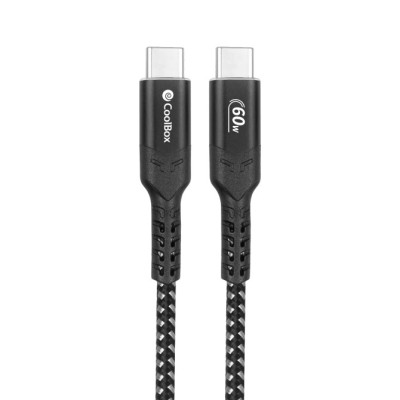 Coolbox cable usb-cusb-c 60w carga