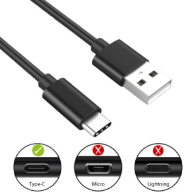 Ewent cable usb-c a usb a, carga y datos 1m