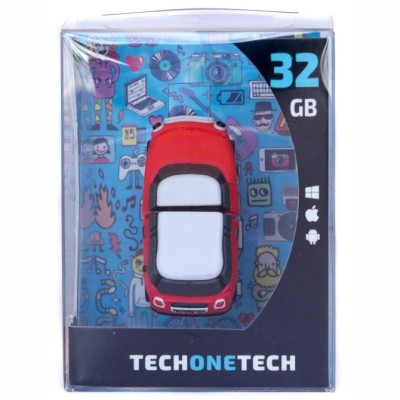 Pendrive 32GB Tech One Tech Mini Cooper S Rojo USB 2.0