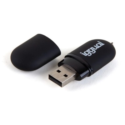 Iggual lápiz usb 2.0 16gb pen16 negro