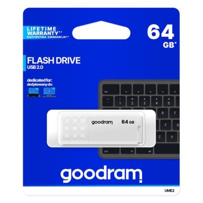 Goodram ume2 lápiz usb 64gb usb 2.0 blanco