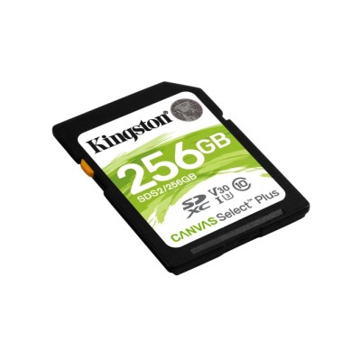 Kingston CANVAS Select Plus 256GB SD XC/ Clase 10/ 100MBs