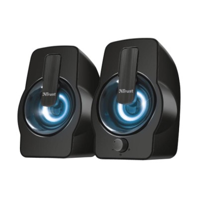 Altavoces 2.0 Trust 2.0 Gemi Rgb 12w Rms Iluminacion Led