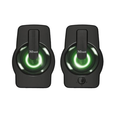 Altavoces 2.0 Trust 2.0 Gemi Rgb 12w Rms Iluminacion Led