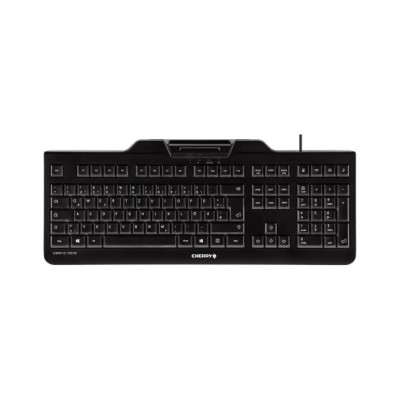 Cherry teclado+lector chip integrado (dnie) negro