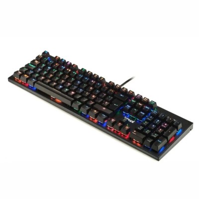 Iggual teclado gaming mecánico obsidian rgb negro