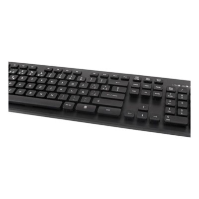 Teclado Unyka Kb 901 Usb Estandar Con 104 Teclas Color Negro