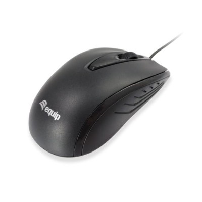 Mouse Equip Compact Life Optico Negro Usb 1000dpi