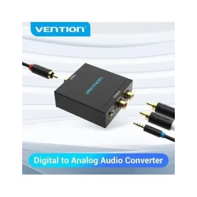 Convertidor de Audio Vention BDFB0-EU/ Entrada Toslink y RCA/
