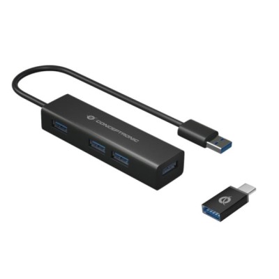 Hub Usb 3.0 Conceptronic Hubbies06b 4 Puertos Usb 3.0 Con