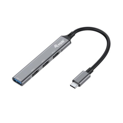 Hub Usb-c Equip Life A 1xusb-a 3.0 3xusb-a 2.0 Carcasa Aluminio