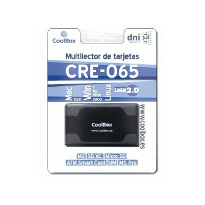 Coolbox multilector externo con dni cre-065