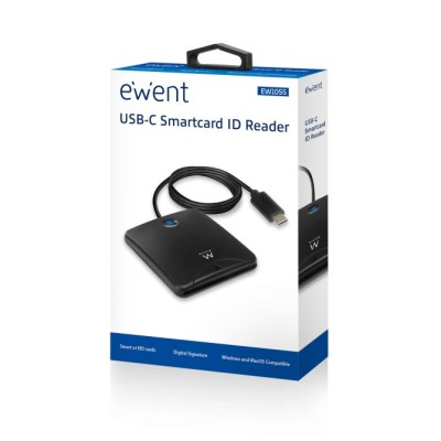 Ewent ew1055 lector tarjetas usb-c/ dni electronic