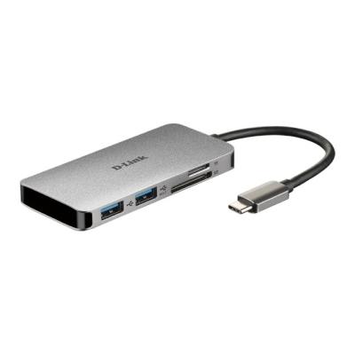 D-link dub-m610 hub usb-c 6 en 1 hdmi/cardread