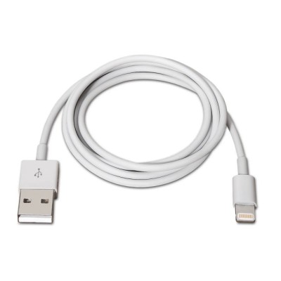 Cable Lightning Aisens A102-0036/ USB Macho - Lightning Macho/