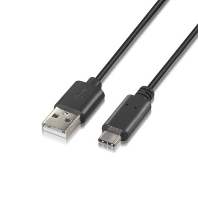 Cable USB 2.0 Tipo-C Aisens A107-0051/ USB Tipo-C Macho - USB