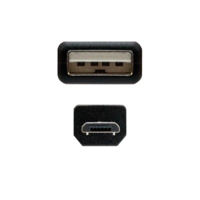 Cable USB 2.0 Nanocable 10.01.0501/ USB Macho - MicroUSB Macho/