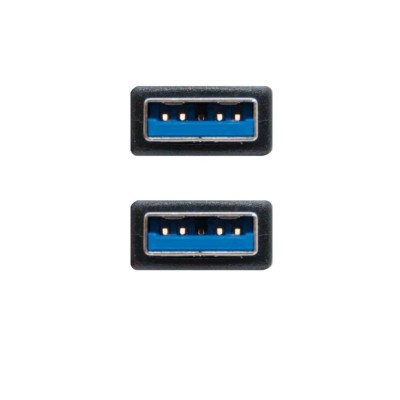 Cable USB 3.0 Nanocable 10.01.1001-BK/ USB Macho - USB Macho/