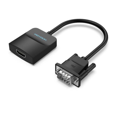 Cable Conversor Vention ACNBB/ VGA Macho - HDMI Hembra/ 15cm/