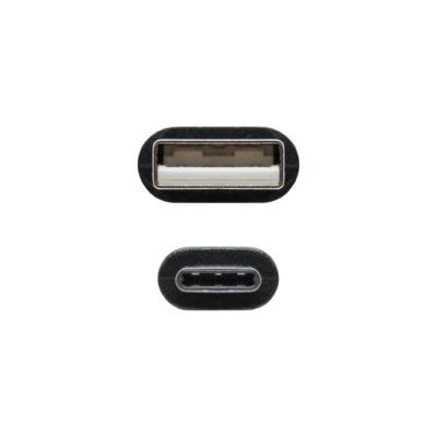 Nanocable cable usb 2.0 3a tipo usb-c/m-a/m 0.5 m