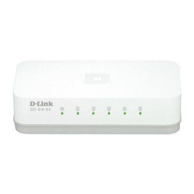 Switch D-Link GO-SW-5E 5 Puertos/ RJ-45 10/100